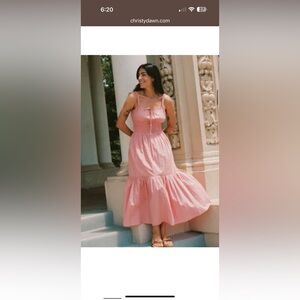 Christy Dawn Zuri Dress in Salmon Frills Poppy